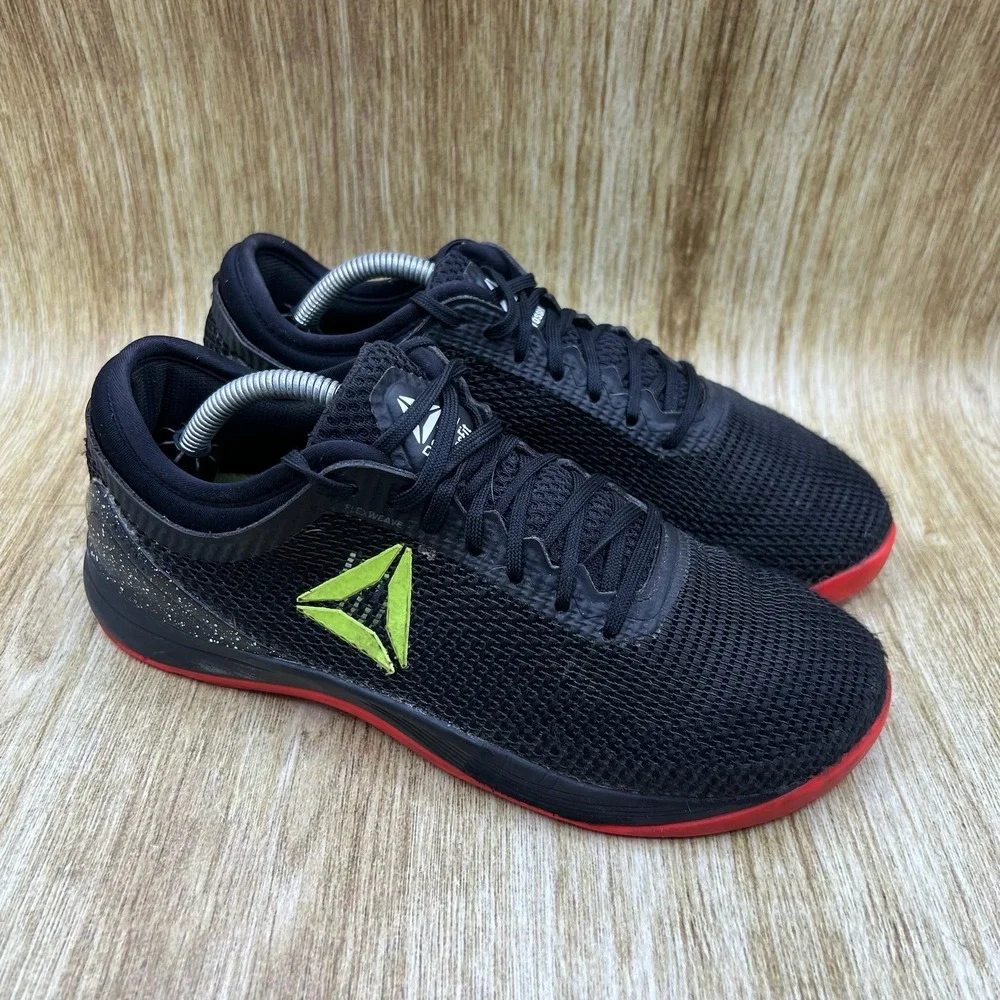 Reebok CrossFit Nano 8 Flexweave Men's Size 6.5 Black Red Training Shoes DV5741